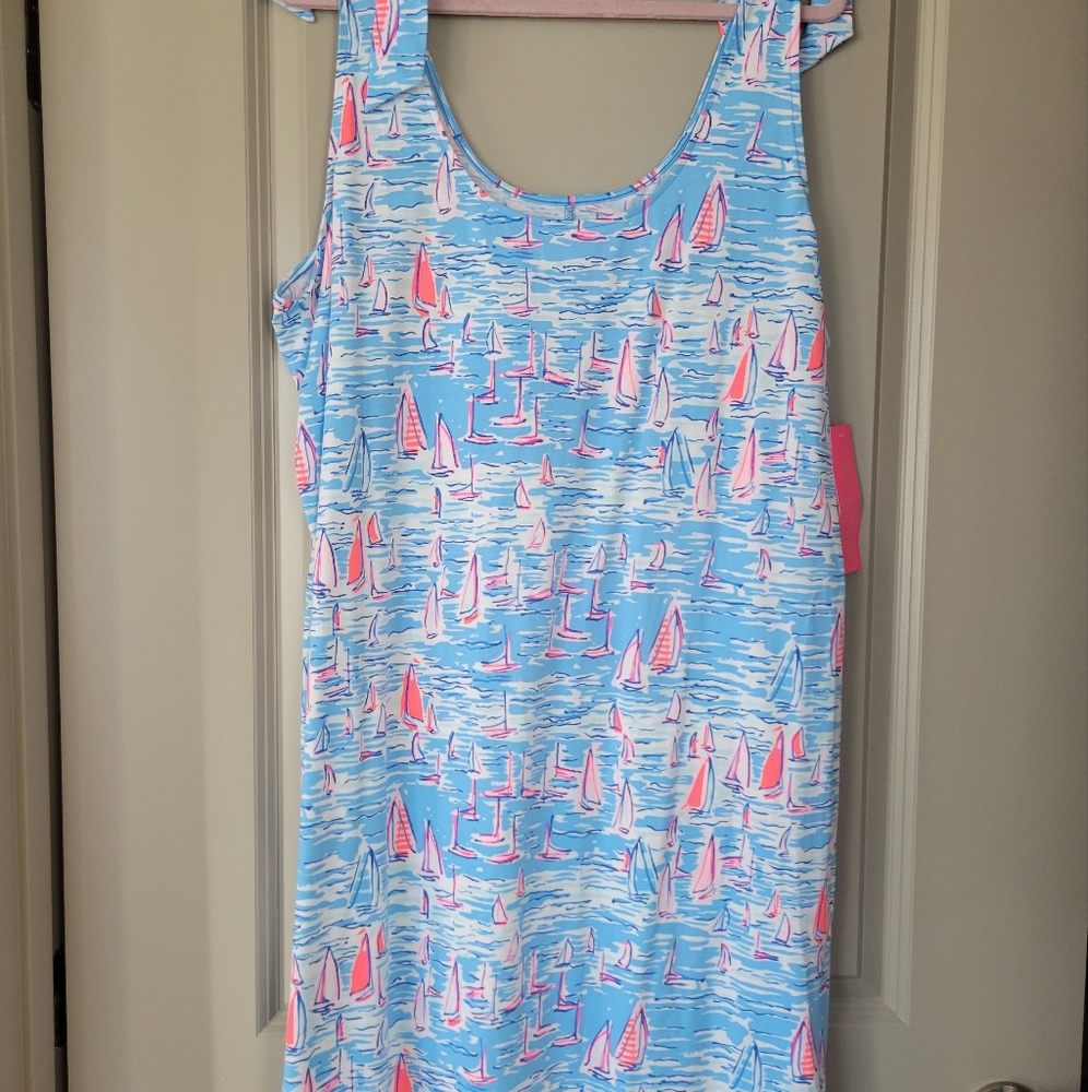 NWT XXL Lilly Pulitzer Rivers Dress in Boatylicious